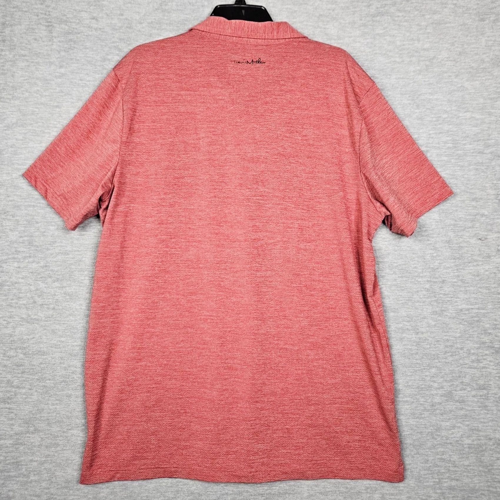 TravisMathew Travis Mathew Polo Shirt Short Sleeve ¼ Button Up Golf Stripe Red XL Mens Regular Polo Shirt Size US XL / EU 56 / 4 - 2 Thumbnail