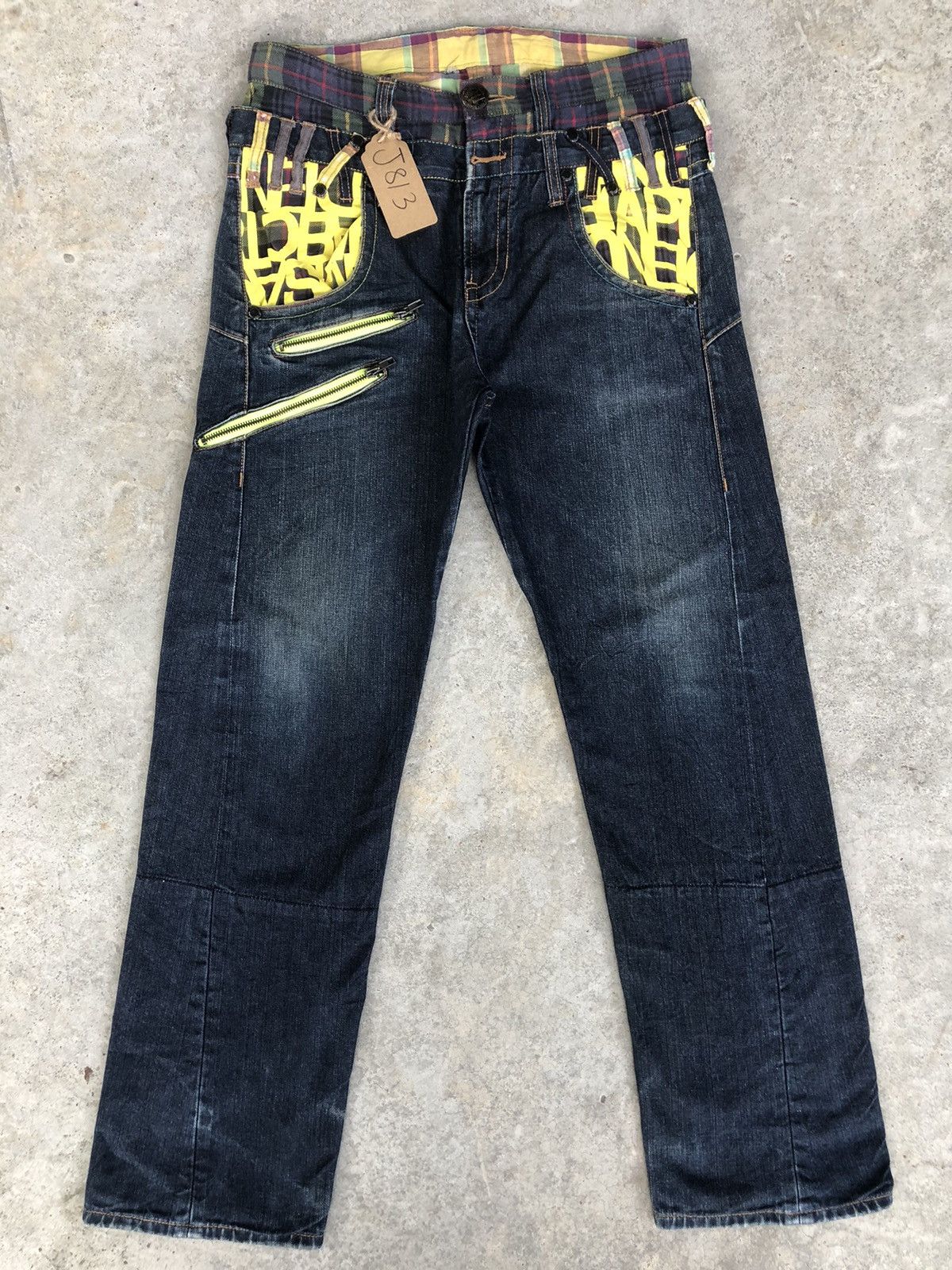 Hysteric Glamour Japanese Plsntiful Double Waist Distressed Jeans Size US 31 - 1 Thumbnail
