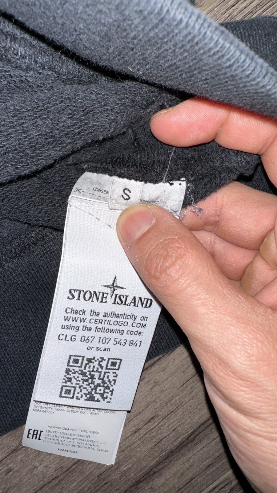 Stone Island × Supreme Supreme Stone Island Hoodie SS19 Size US S / EU 44-46 / 1 - 4 Thumbnail