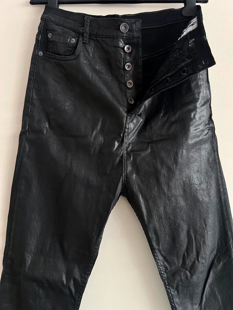 Rick Owens Rick owens Wax coated jeans Size US 27 - 2 Thumbnail