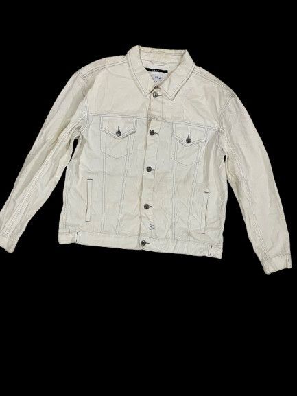 Ksubi Ksubi Oh G off white denim jacket Size US M / EU 48-50 / 2 - 3 Thumbnail