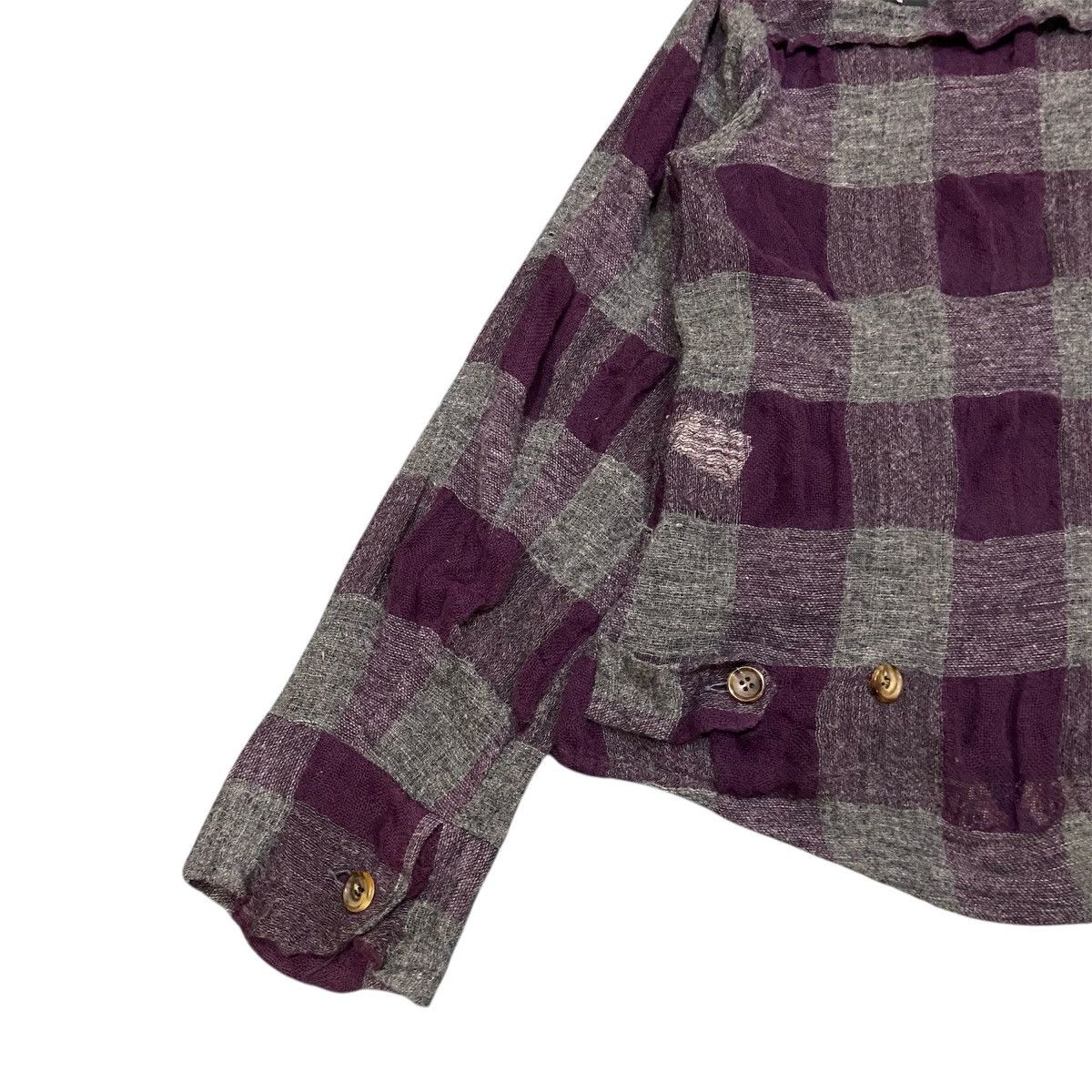 Jun Takahashi Archival Undercover 1995AW Block Check Gauze Blouson Size US L / EU 52-54 / 3 - 8 Thumbnail