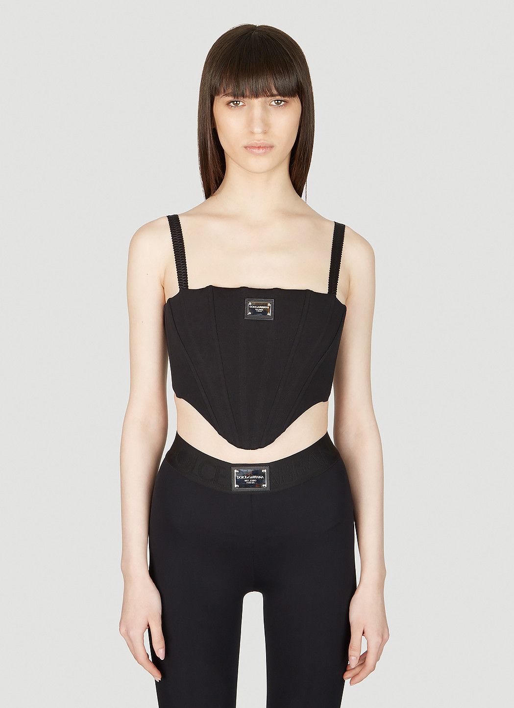 Dolce & Gabbana Logo Plaque Corset Size M / US 6-8 / IT 42-44 - 1 Thumbnail