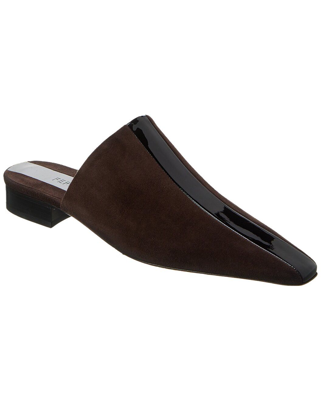 Salvatore Ferragamo o1s1rm0724 Selestina Leather Mules in Chocolate Brown Size US 8.5 / IT 38.5 - 2 Thumbnail