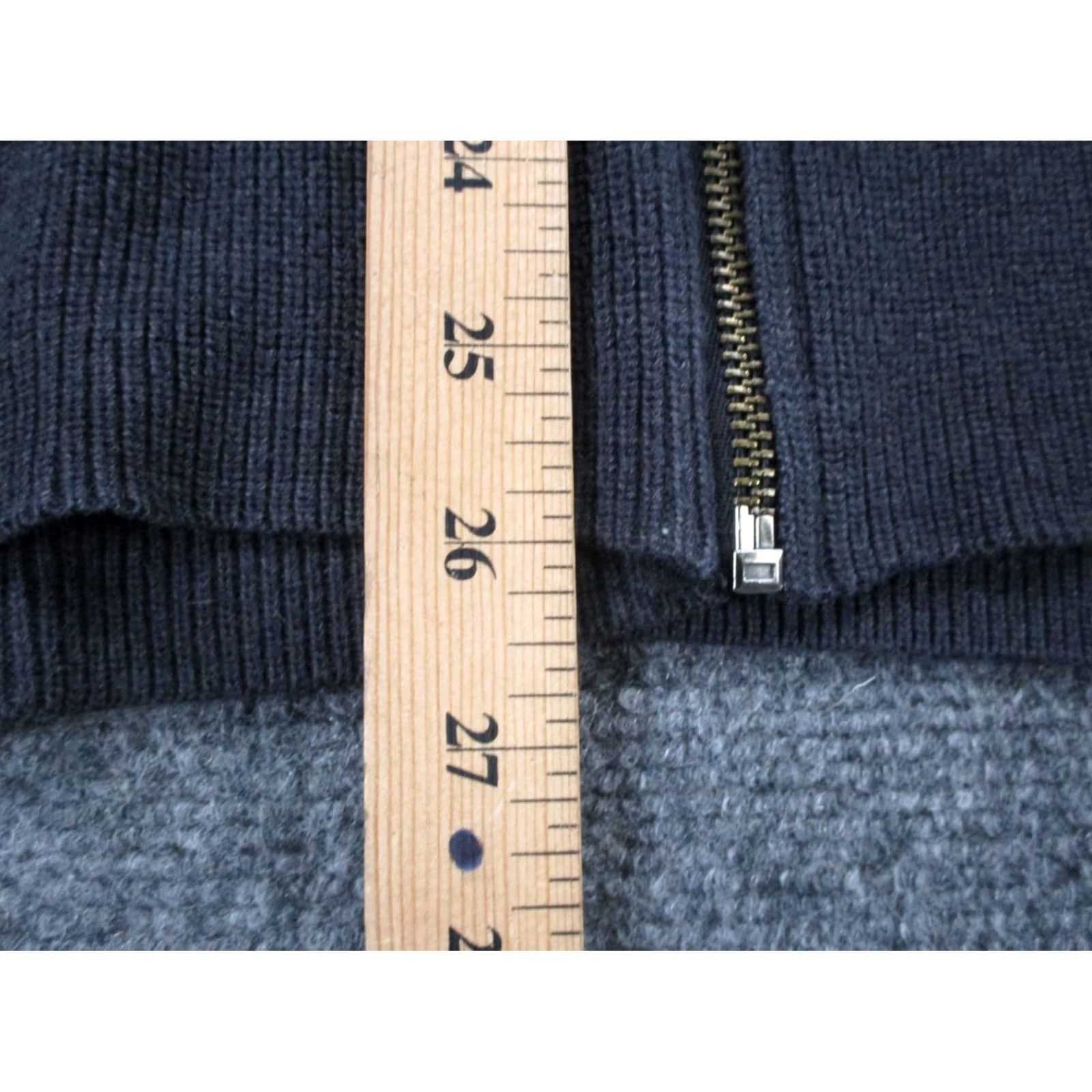 Allsaints Allsaints Black Zip Sweater Jacket Women S Casual Ribbed Size S / US 4 / IT 40 - 4 Thumbnail