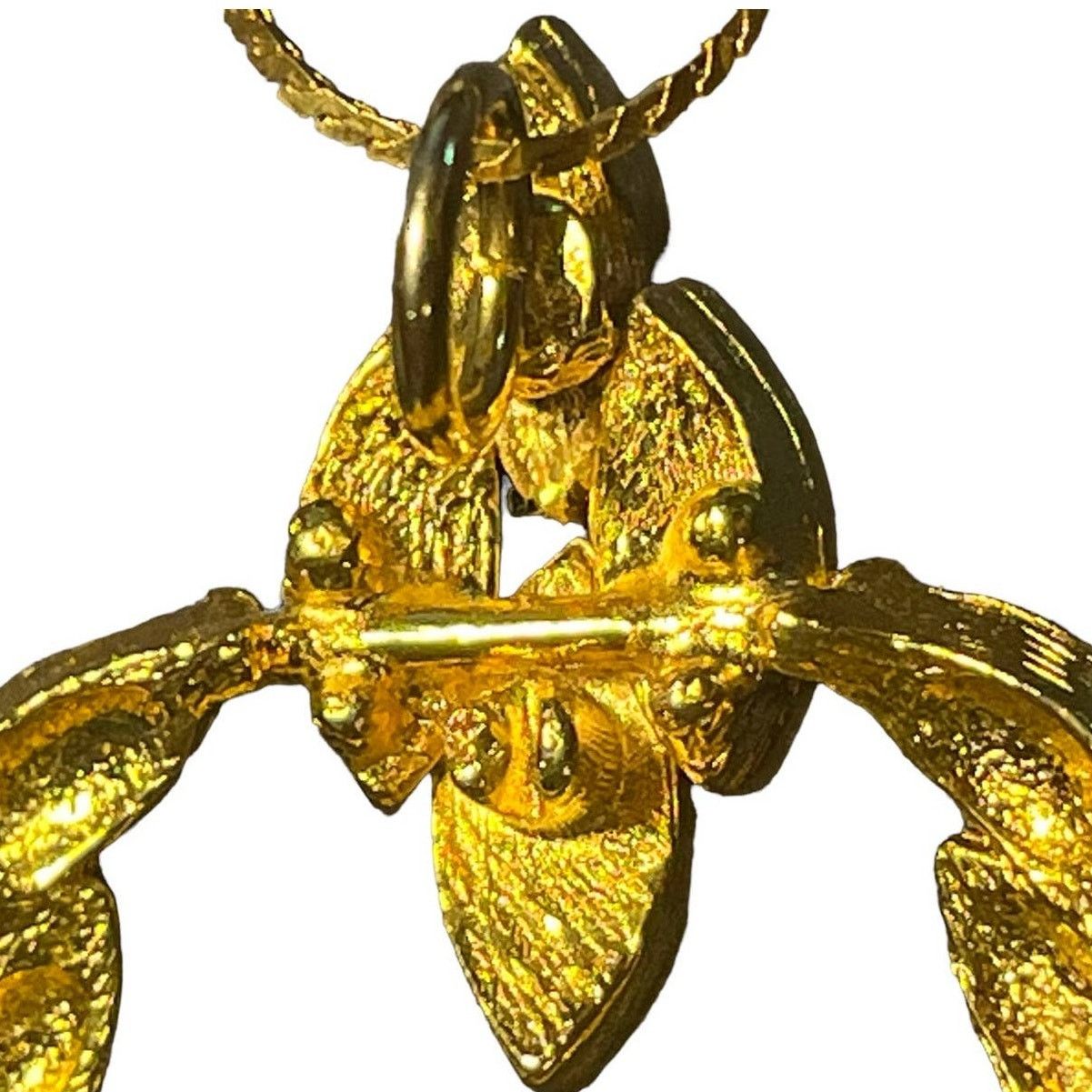 Dolce & Gabbana Dolce & Gabbana Cream Enamel Chandelier Pendant Gold Tone Size ONE SIZE - 5 Thumbnail