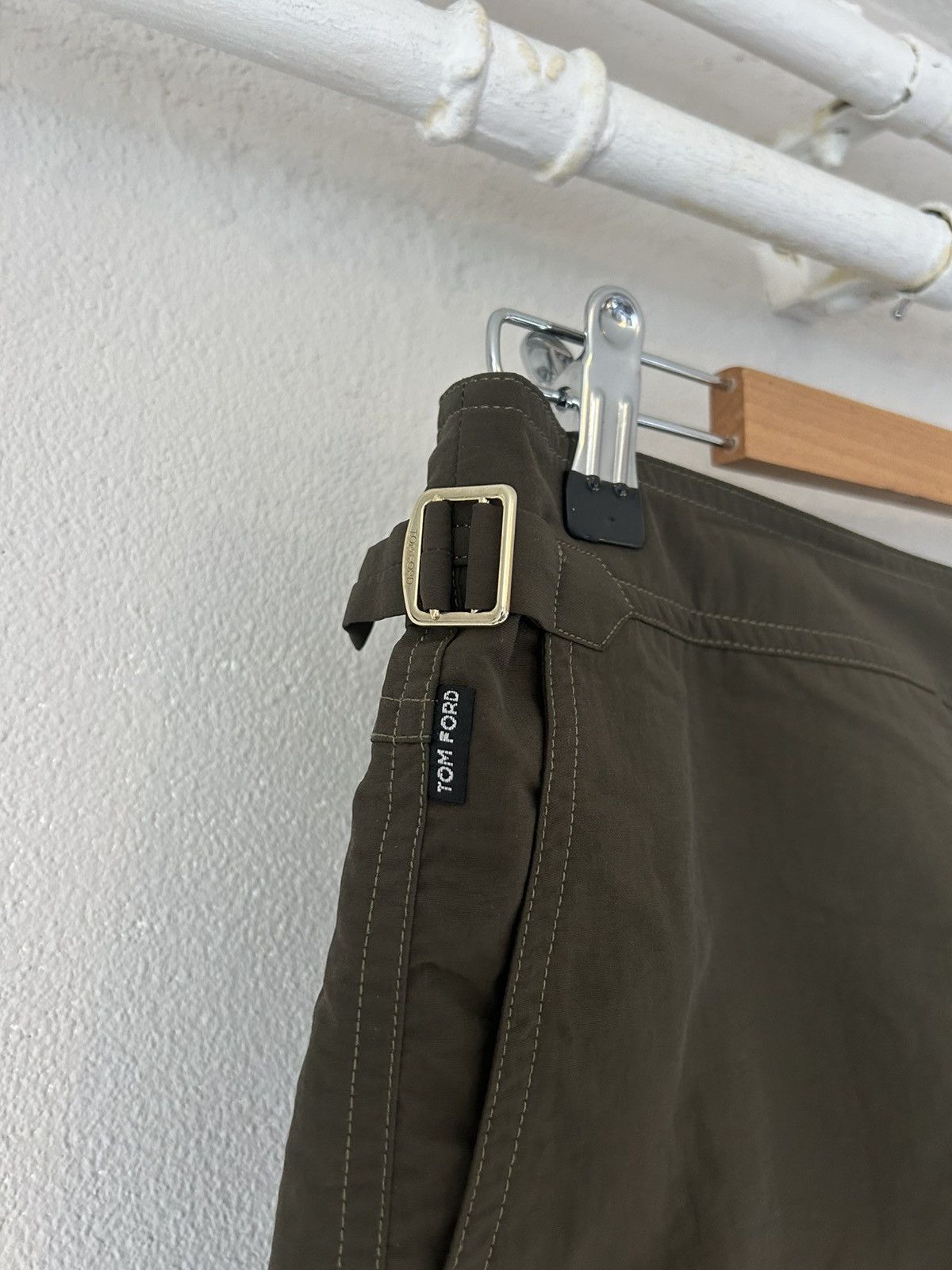 Tom Ford Olive Green Swim Shorts Size US 34 / EU 50 - 3 Thumbnail