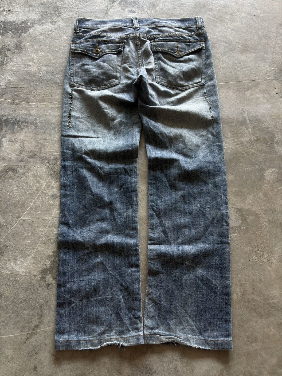 Hysteric Glamour KUI distressed japanese denim washed punk grunge style Size US 32 / EU 48 - 13 Thumbnail
