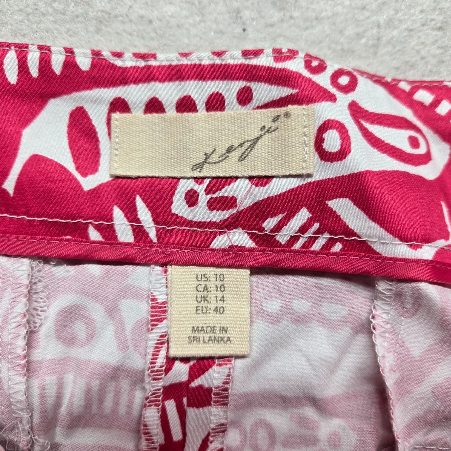 Vintage Kenji Pink Paisley Short Shorts Pants Adult Women's Size 10 Size 32" / US 10 / IT 46 - 2 Thumbnail