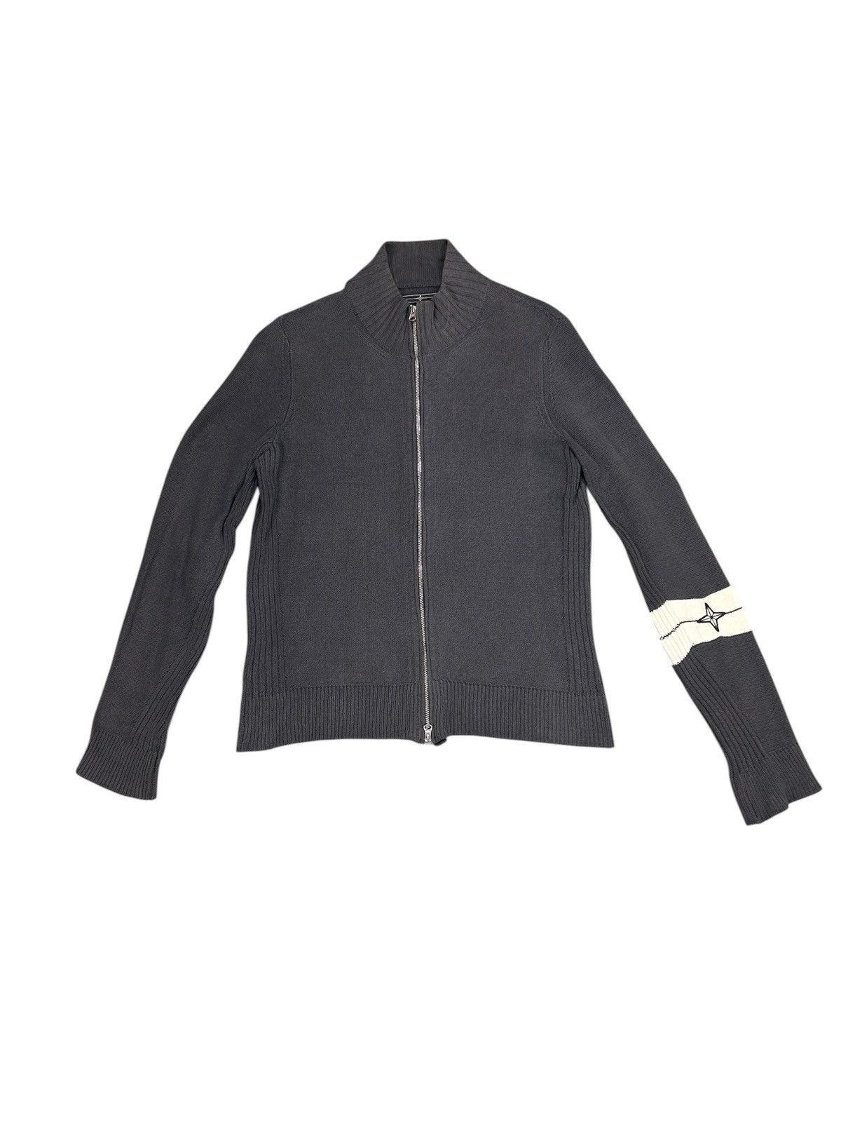 Stone Island Stone Island Denim Knit Zipper Jacket Size US S / EU 44-46 / 1 - 1 Thumbnail