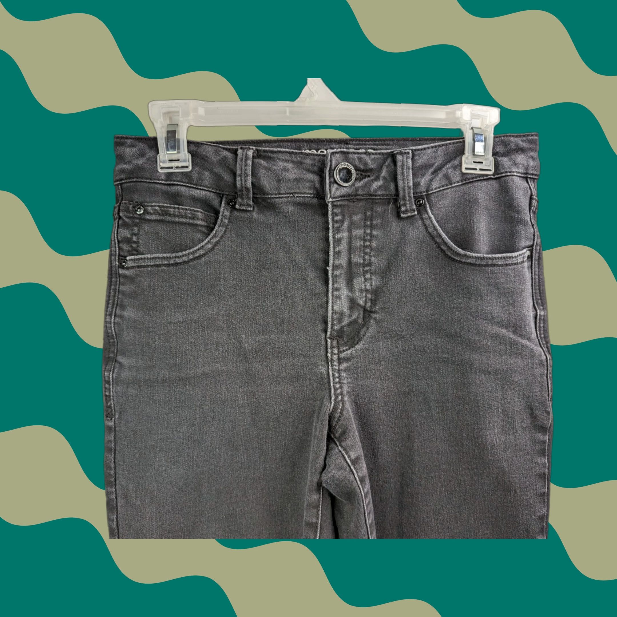 Vintage Maurices Everflex High Rise Skinny Jeans Black Wash Stretch Denim Size 4 Reg Size 27" / US 4 / IT 40 - 1 Thumbnail