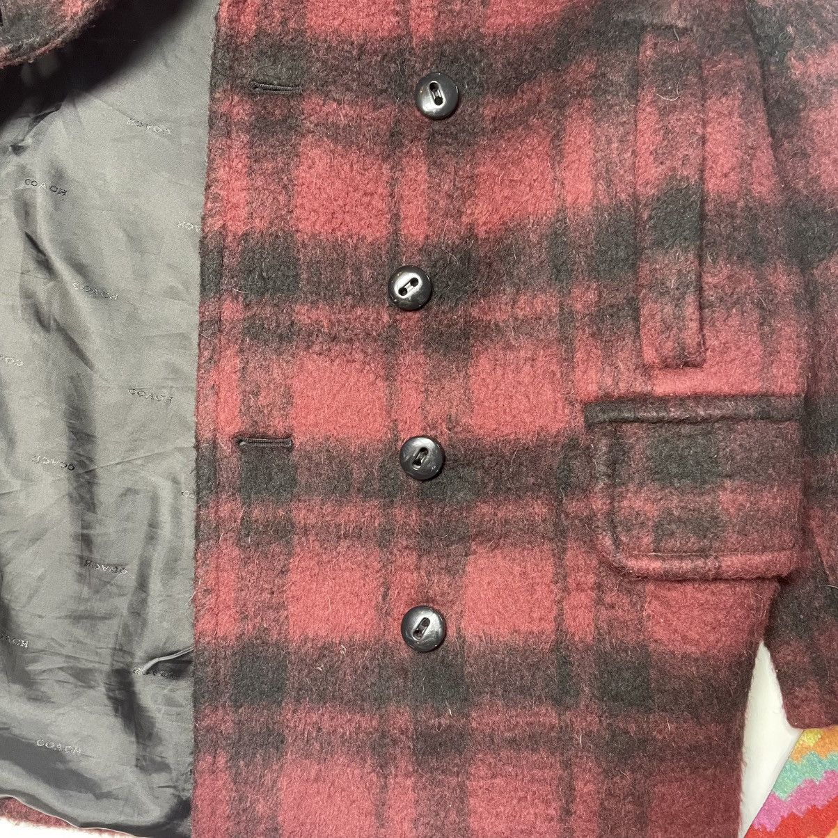 Coach × Designer Coach Peacoat Plaid Red Size Large $675 New Size L / US 10 / IT 46 - 4 Thumbnail