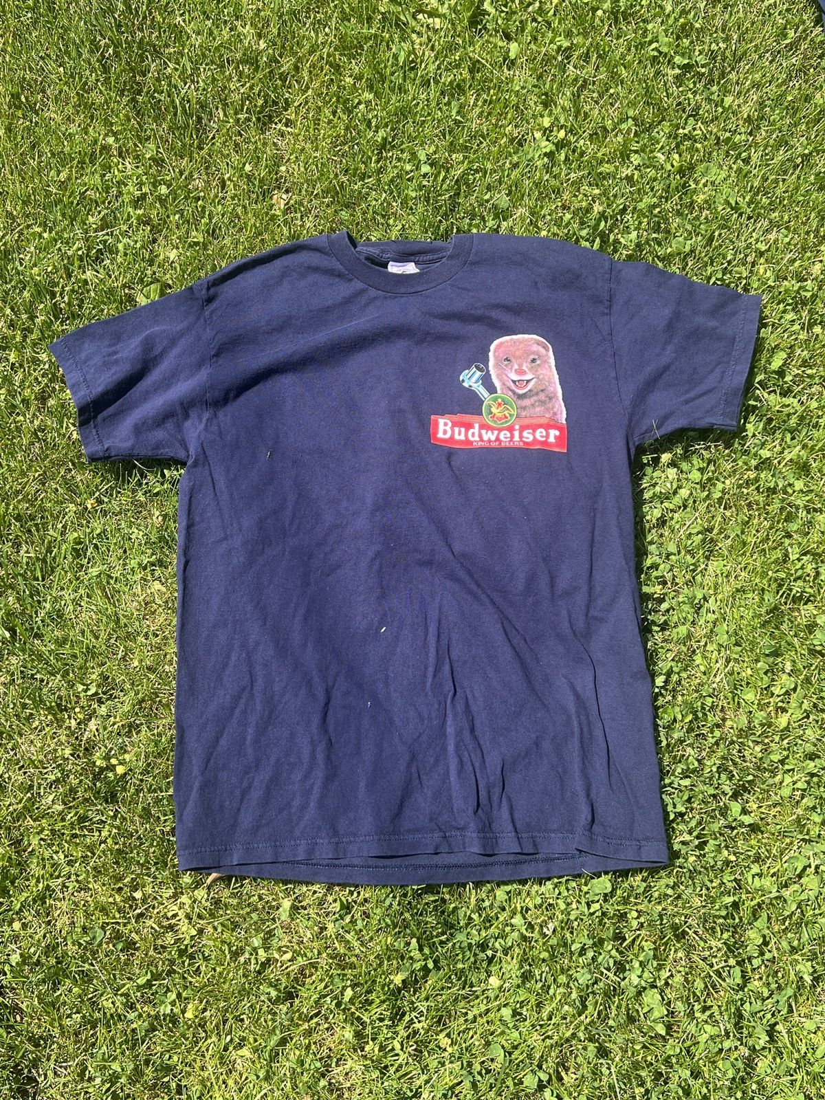Budweiser × Delta × Vintage Rare 1995 Budweiser Graphic Tee Size US M / EU 48-50 / 2 - 2 Thumbnail