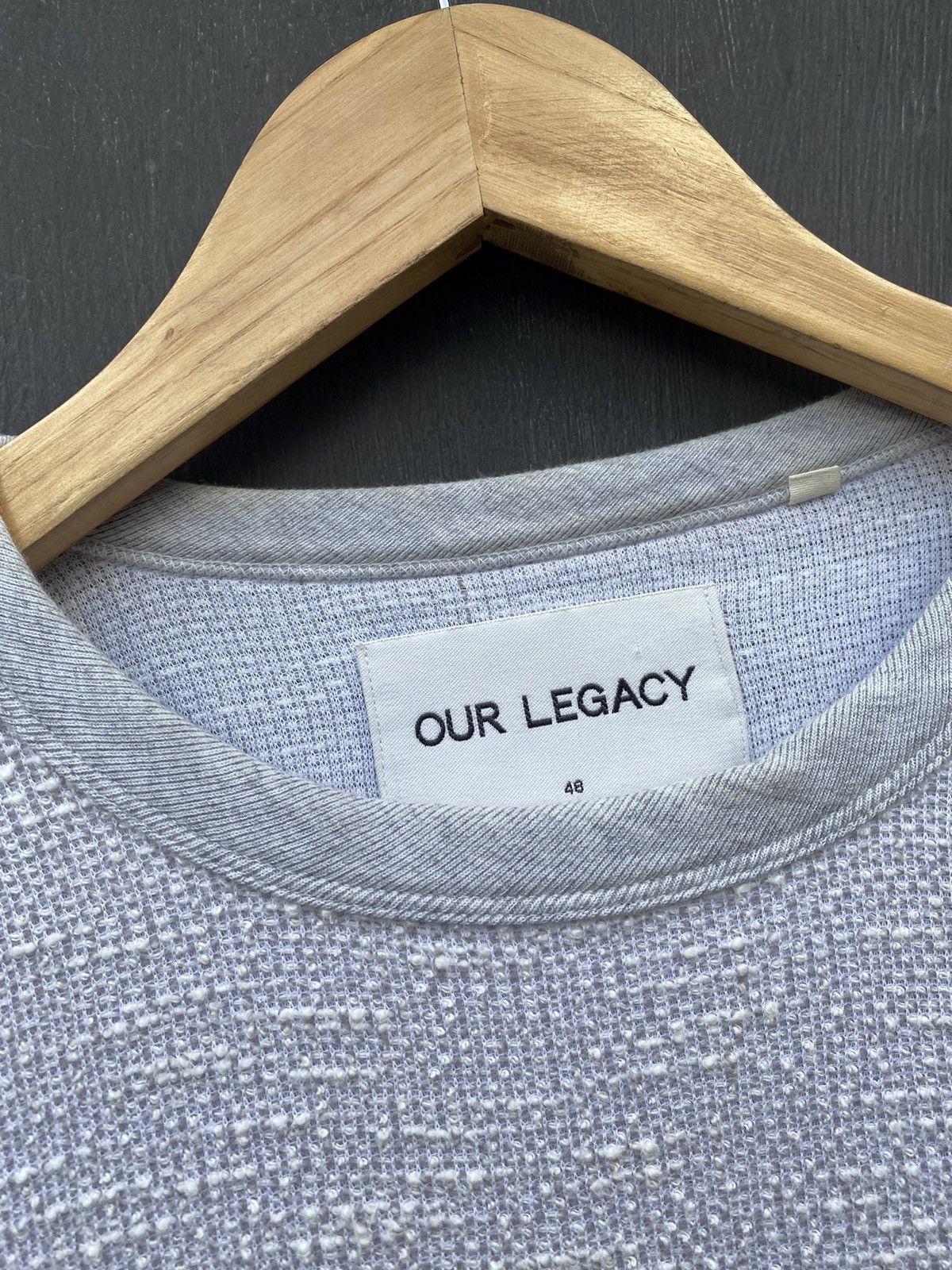 Our Legacy Our Legacy SS16 G/W Pique Boucle sweatshirt size 48 Size US M / EU 48-50 / 2 - 3 Thumbnail
