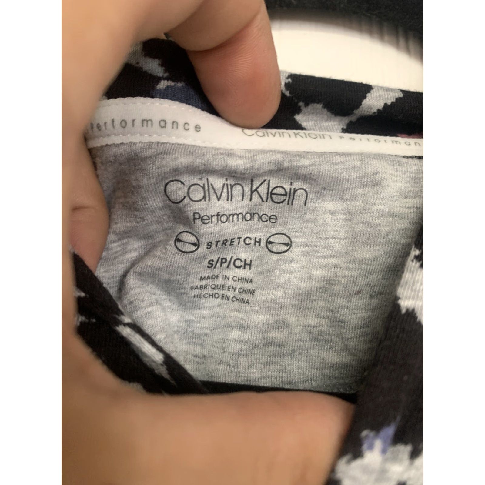 Calvin Klein Calvin Klein Hoodie Women's Logo Leopard Colorful Gray Size S American Navy Logo Long Sleeve Pullover T Shirt Activewear Size S / US 4 / IT 40 - 4 Thumbnail