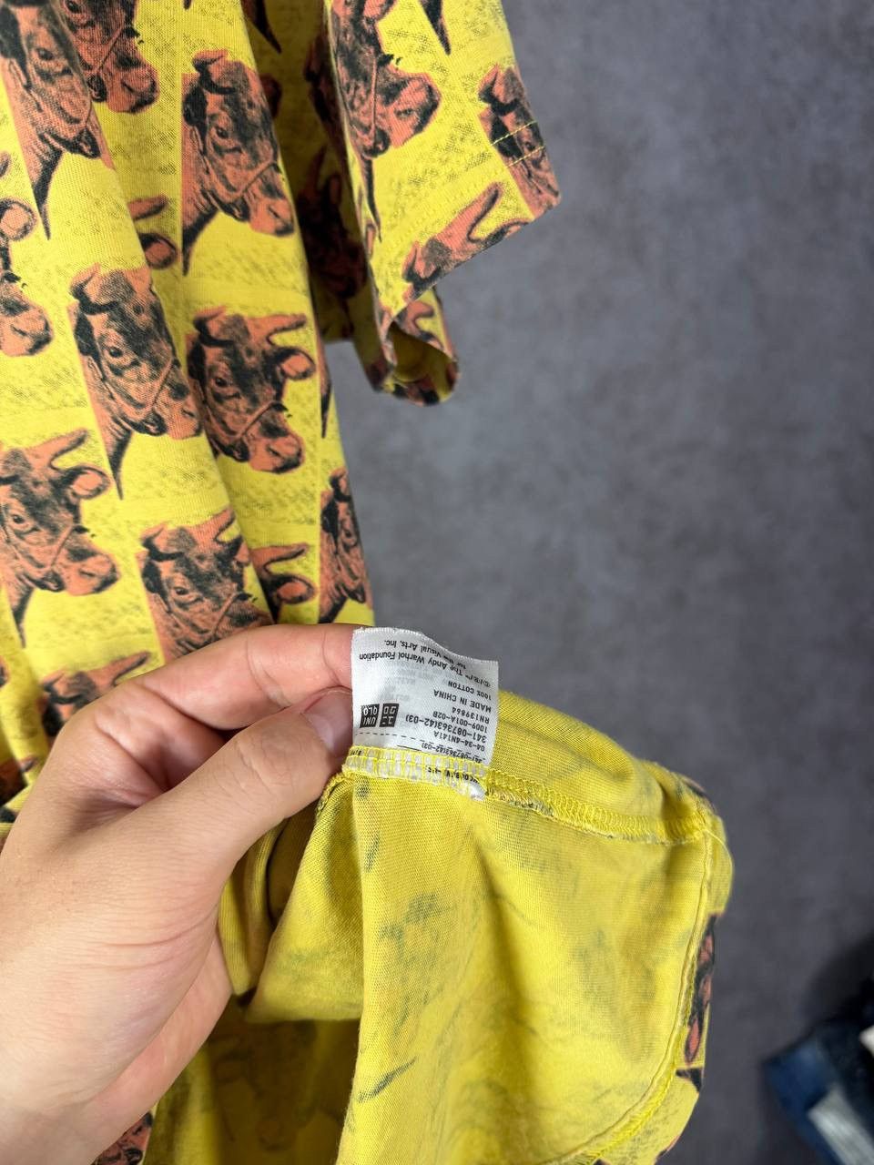 Andy Warhol Andy Warhol x Uniqlo designer monogram tee Size US XL / EU 56 / 4 - 5 Thumbnail