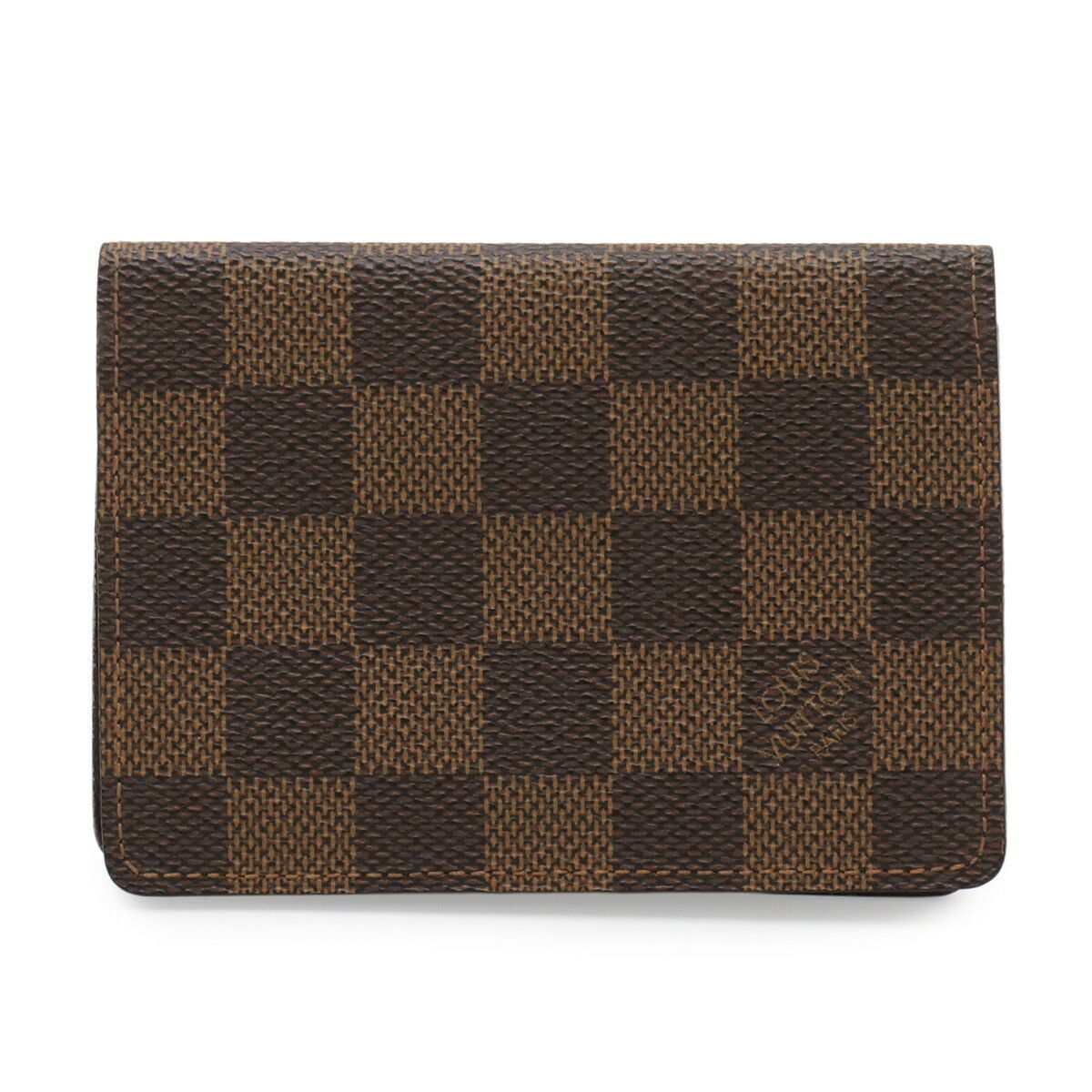 Louis Vuitton Louis Vuitton Louis Vuitton Damier Card Case Textile Card Case N60533 DUTY FREE for USA Size ONE SIZE - 1 Thumbnail