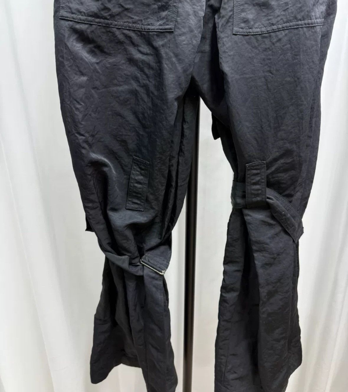 Dries van Noten metal nylon strap pants