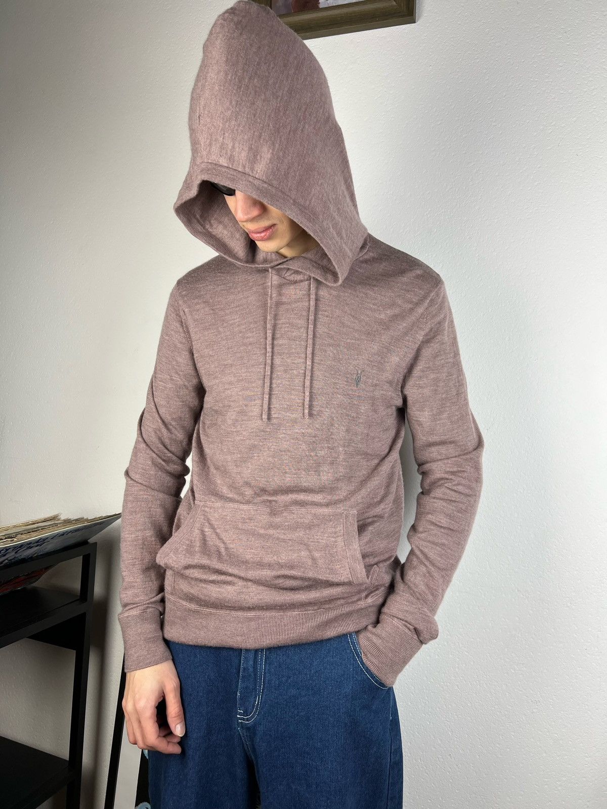 Allsaints All saints Merino wool Hoodie Size US L / EU 52-54 / 3 - 9 Thumbnail