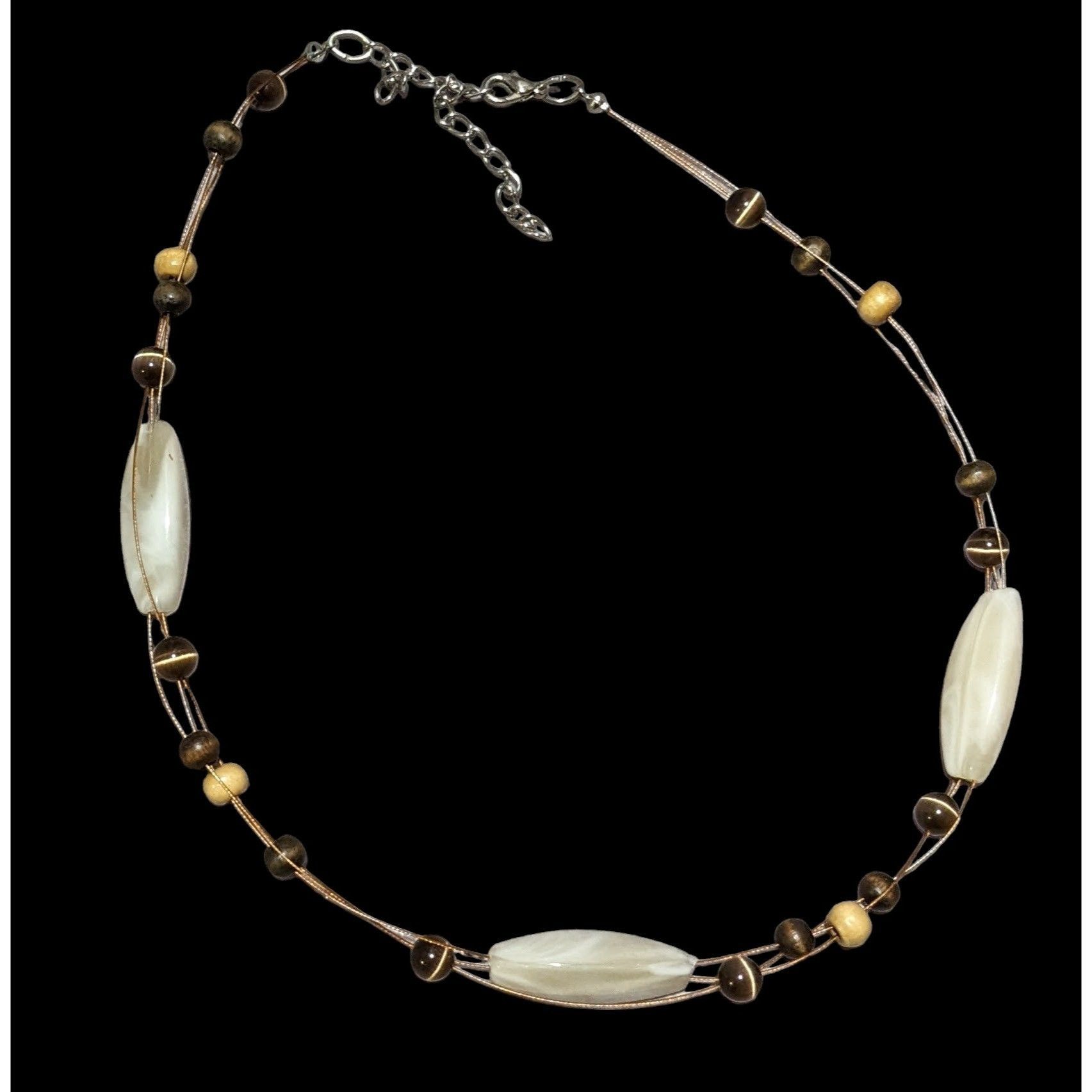 Other Earthy Bohemian Hippie Casual Beaded Necklace Size ONE SIZE - 1 Thumbnail