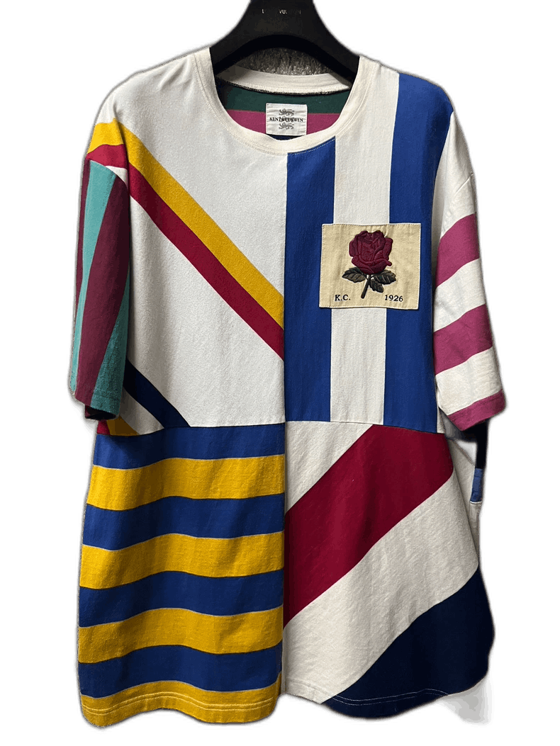 Vintage Kent & Curwen Men's Striped Short Sleeve Tee Size US L / EU 52-54 / 3 - 1 Thumbnail