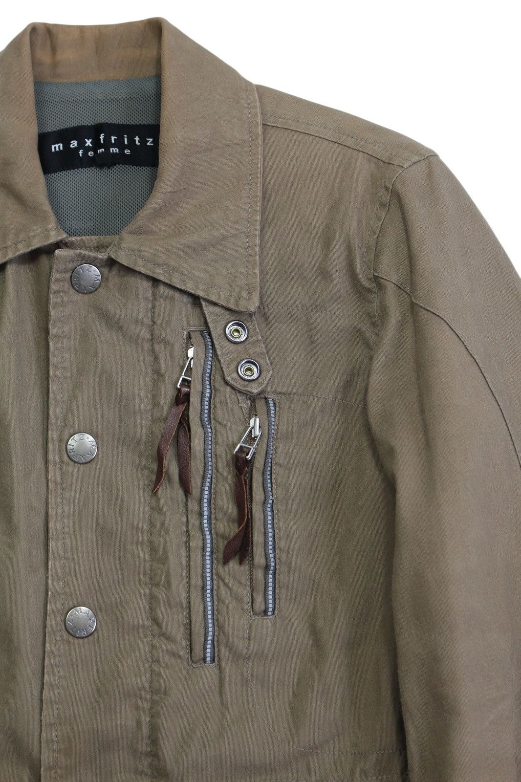 If Six Was Nine MAX FRITZ FEMME MILITARY 10 POCKET JACKET Size S / US 4 / IT 40 - 9 Thumbnail