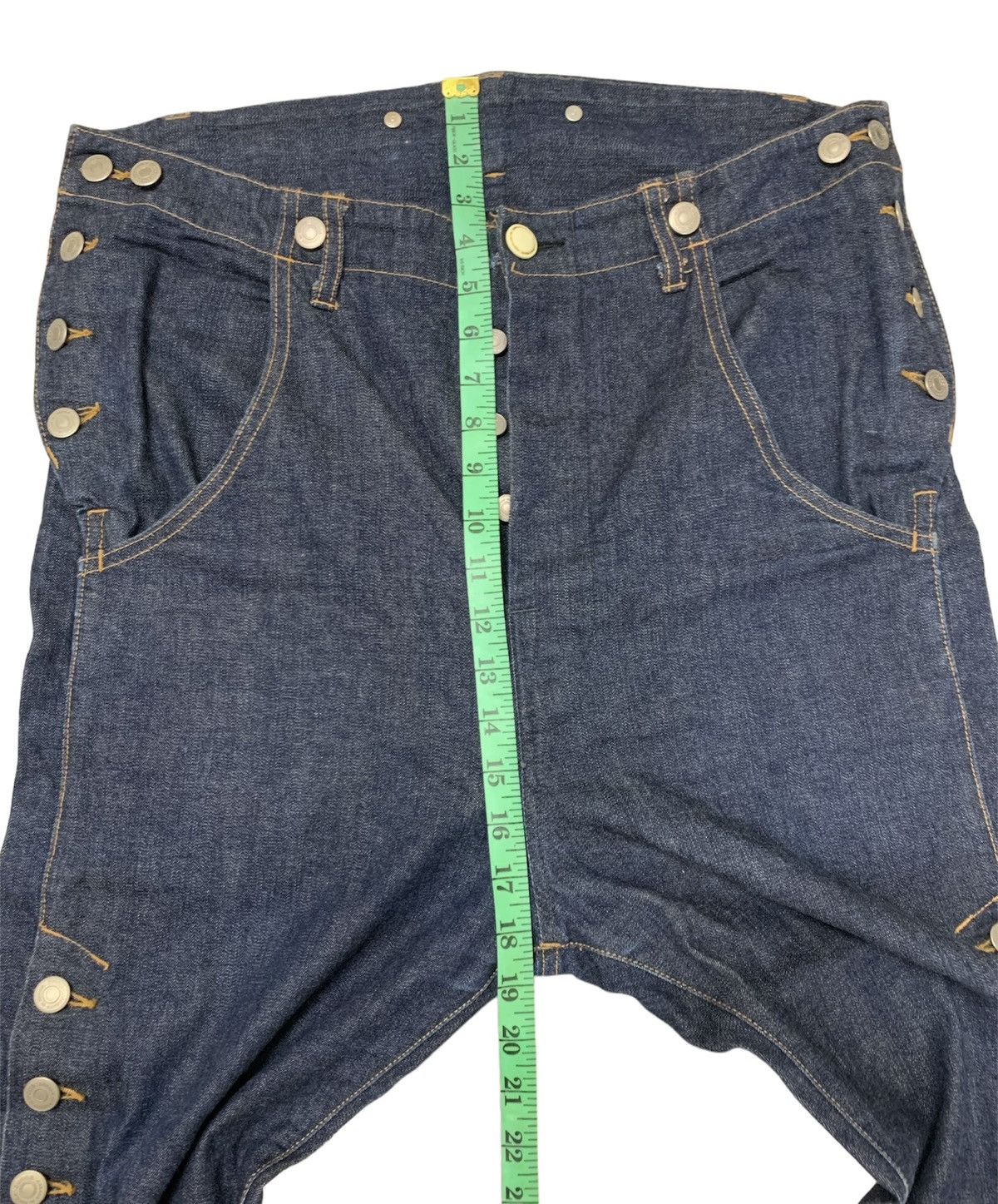 CABANE de ZUCCa Issey miyake zucca side button selvedge denim Size US 34 / EU 50 - 6 Thumbnail