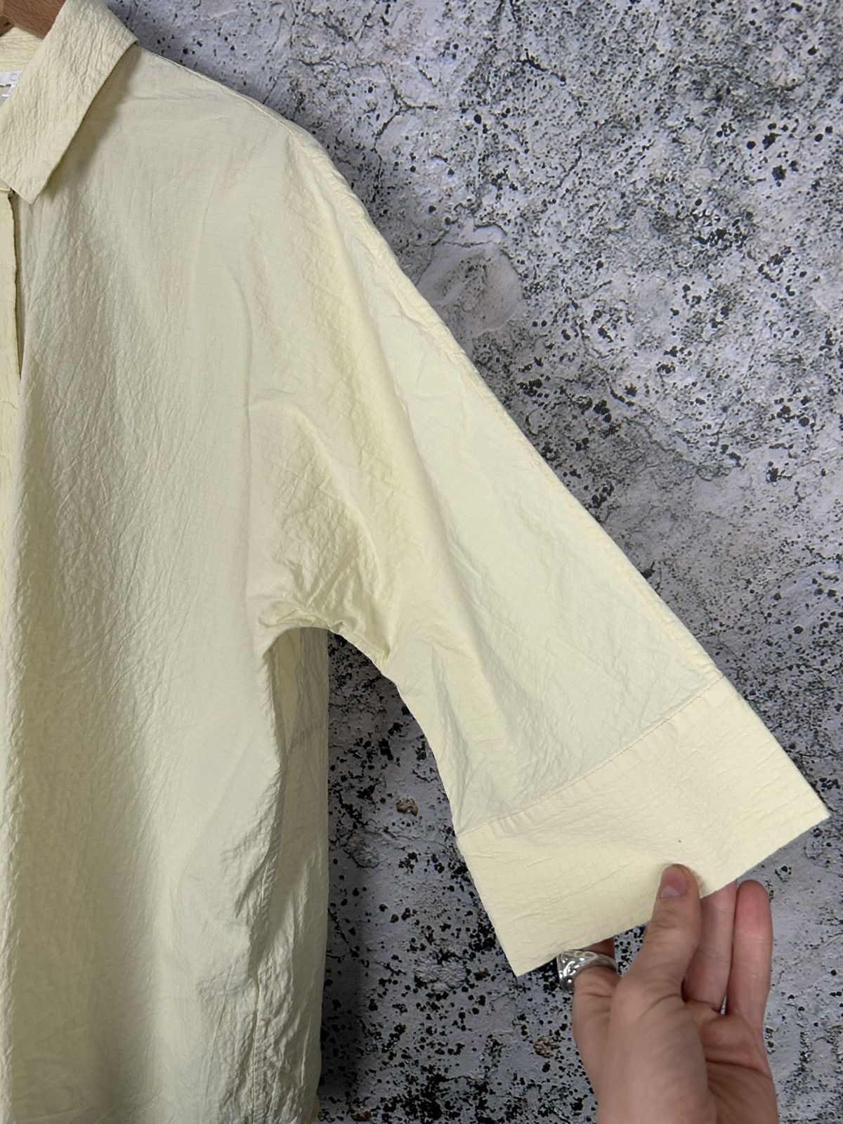 Cos COS Yellow Oversized Shirt Minimalist Alternative Designer Size US XS / EU 42 / 0 - 4 Thumbnail