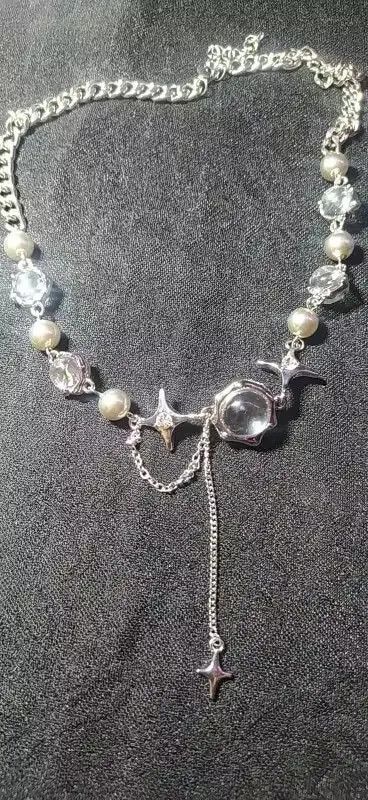Jewelry Crystal Chains Choker Necklaces Size ONE SIZE - 3 Thumbnail