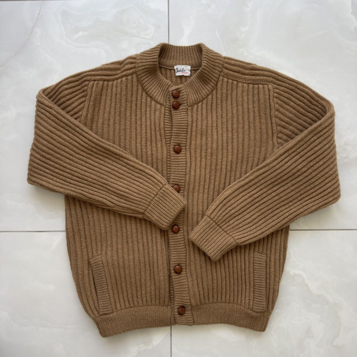 Fedeli Fedeli Camel Hair Cardigan Size US M / EU 48-50 / 2 - 1 Thumbnail