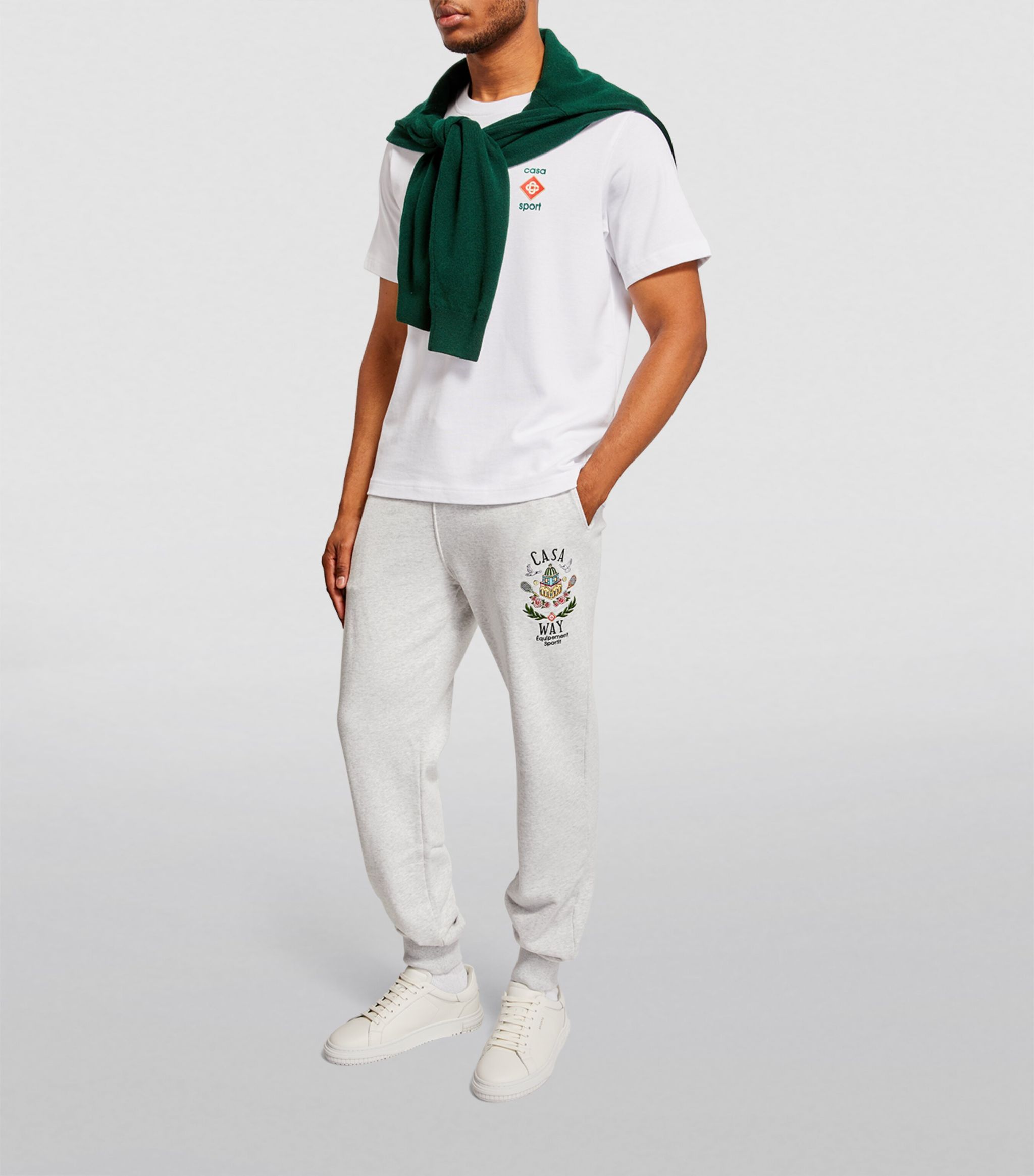 Casablanca BNWT AW23 CASABLANCA MARLE LOOPBACK CASAWAY SWEATPANTS XL Size US 36 / EU 52 - 15 Thumbnail