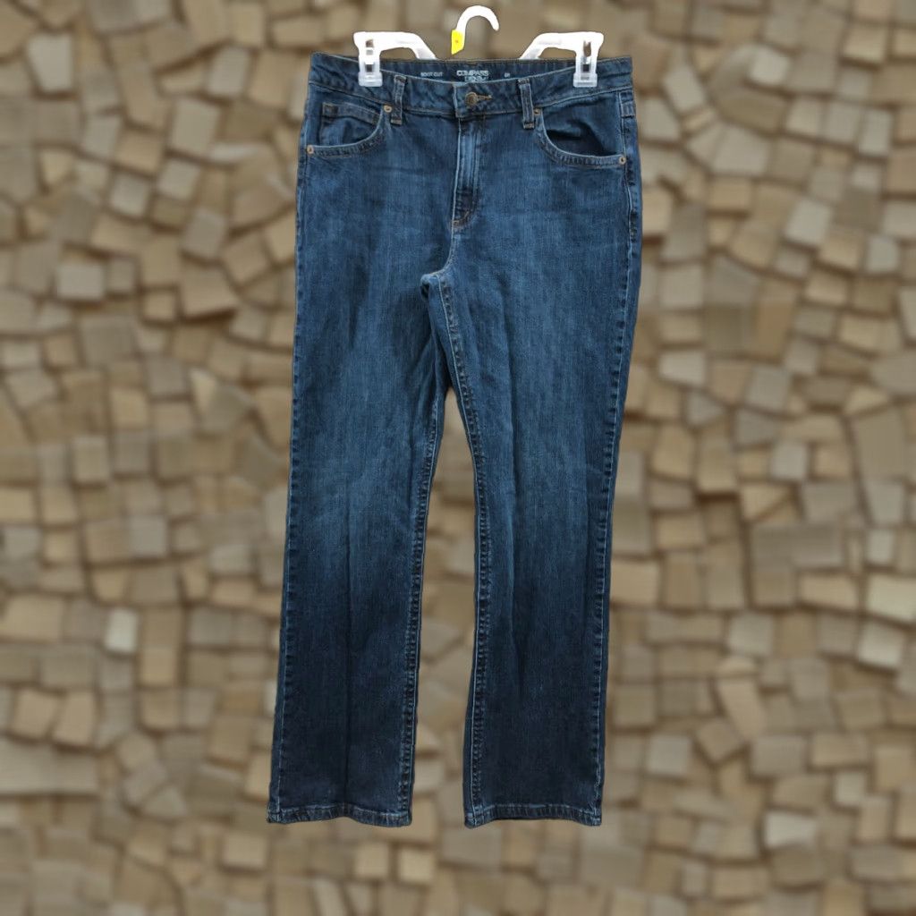 Vintage Compass Jeans Bootcut Womens Size 8 Regular Dark Blue Denim 31 Inseam Mid Rise Modern American Style Size 30" / US 8 / IT 44 - 1 Thumbnail