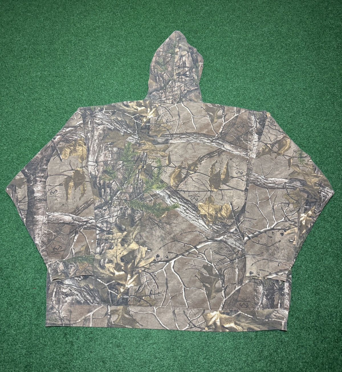 Realtree Vintage Realtree Camo Y2K Boxy 27x28 Baggy Hip Hop Hoodie Size US XXL / EU 58 / 5 - 4 Thumbnail