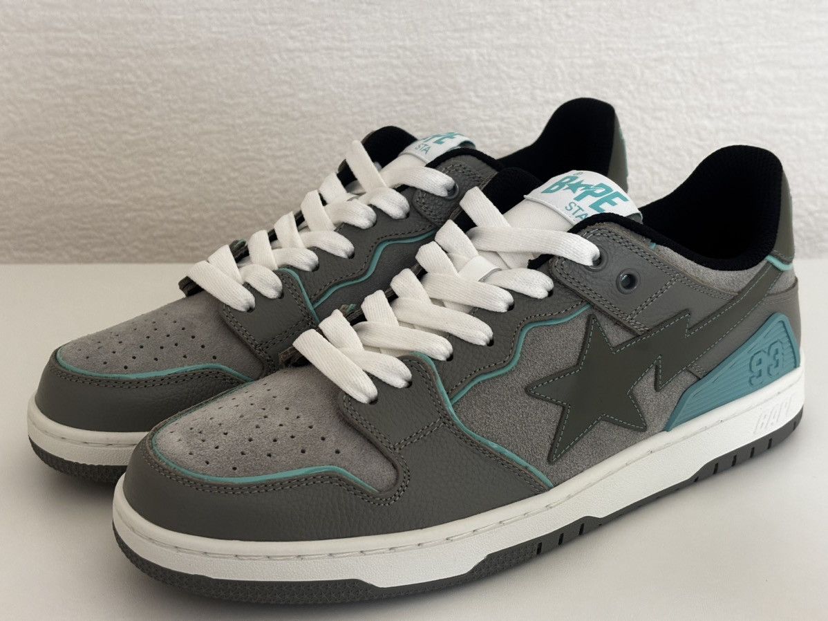 Bape Authentic ape bape SK8 sta #2 gray new US 9.5 bapesta Size US 9.5 / EU 42-43 - 2 Thumbnail