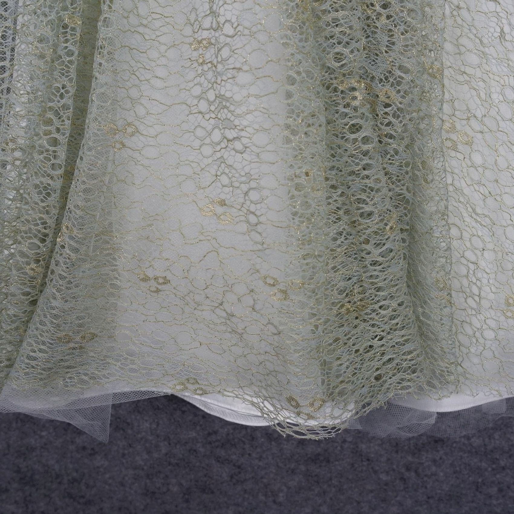 Vintage JJ's House Dress Womens Small Green Sweetheart Strapless Tiana Tinker Bell Dress Short Formal Party/Cocktail Zipper Size S / US 4 / IT 40 - 3 Thumbnail