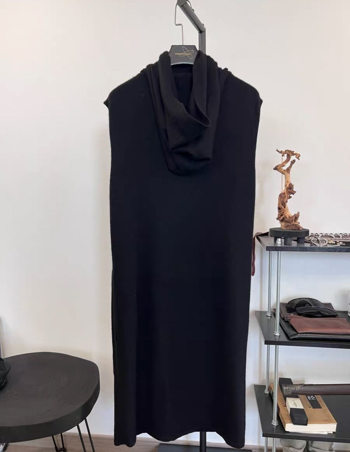 Rick Owens Rick Owens Mid-Length Knit Cashmere Hooded Vest Size US L / EU 52-54 / 3 - 2 Thumbnail