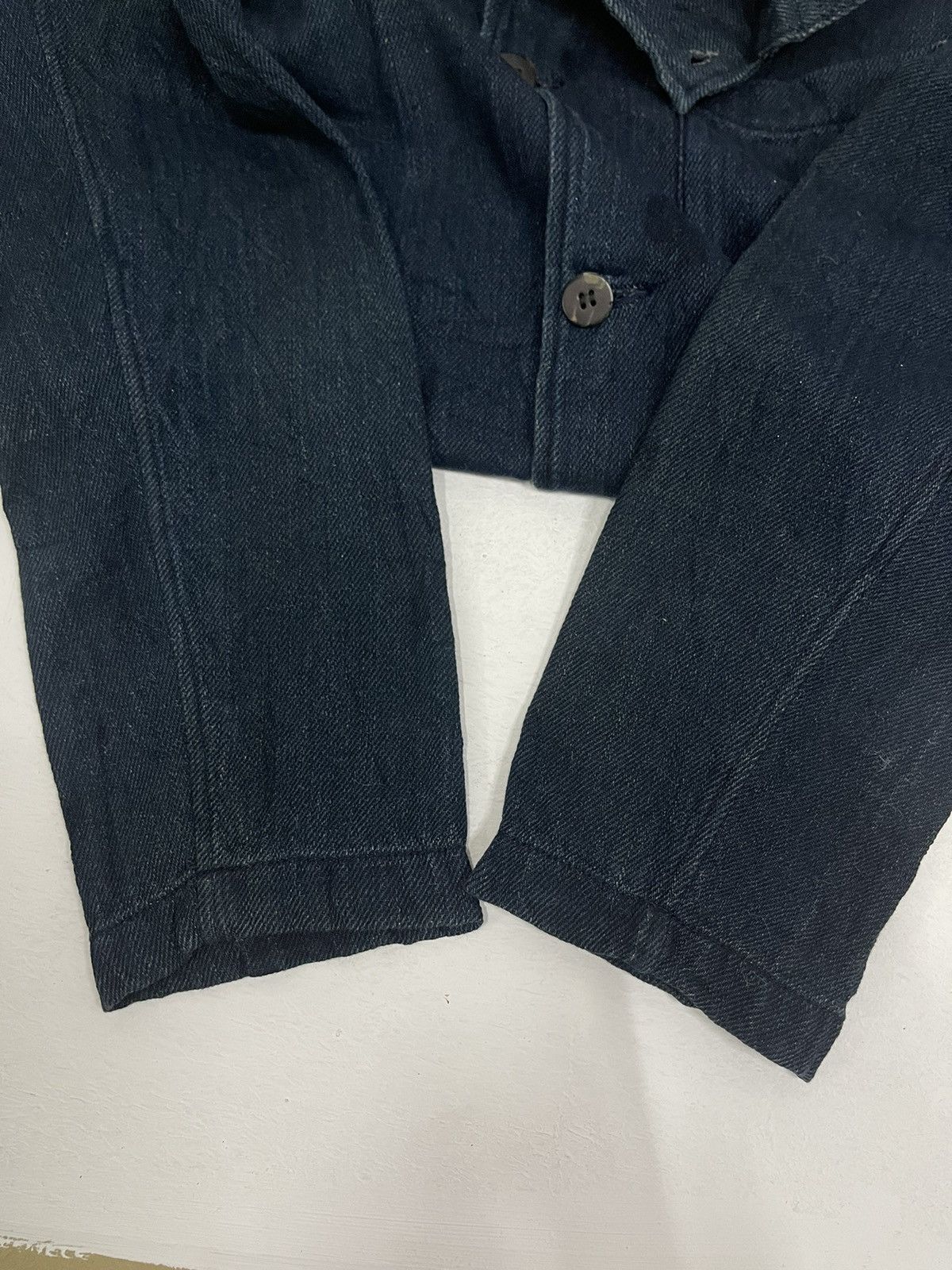 Issey Miyake × Japanese Brand Plantation Denim Jacket by Issey Miyake Size L / US 10 / IT 46 - 5 Thumbnail