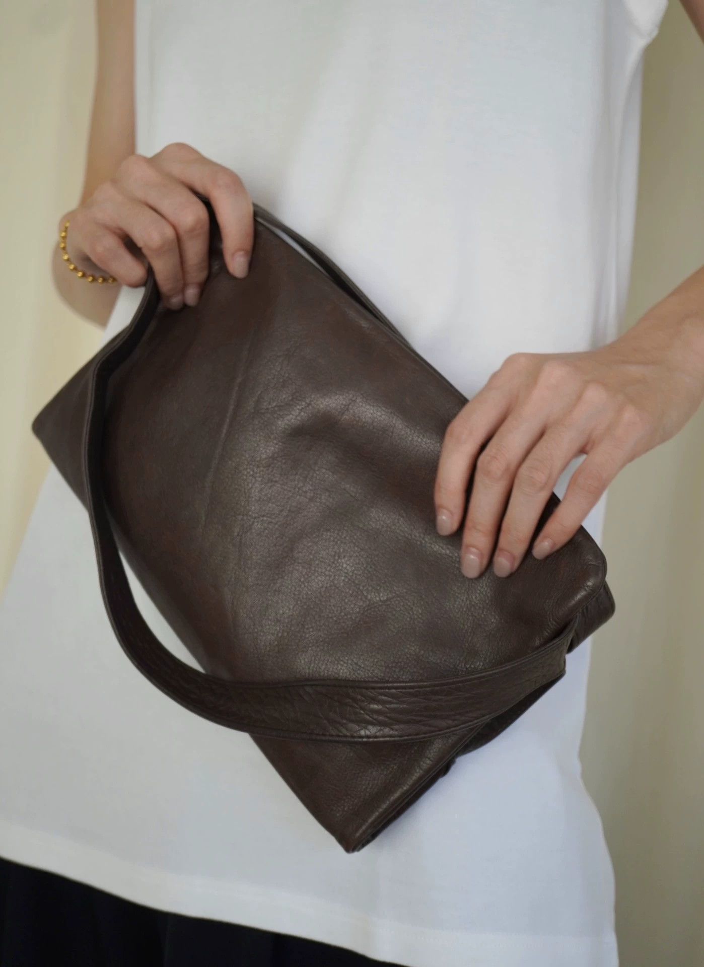 Issey Miyake Issey Miyake 1980s Rare Gray-Brown Waist Bag 9/10 Size ONE SIZE - 8 Thumbnail