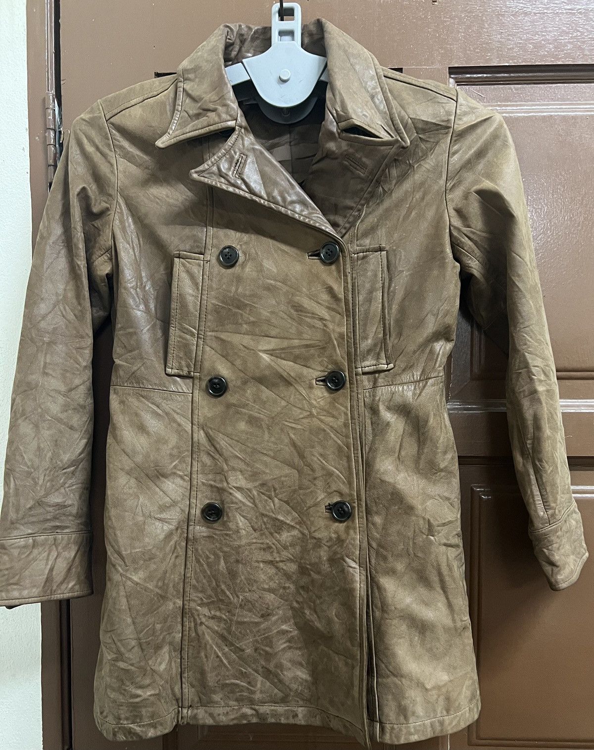 Designer MON AMI PIERLOT DESIGN CLAUSIE PIERLOT JACKET LEATHER.(GJ31) Size US S / EU 44-46 / 1 - 17 Thumbnail