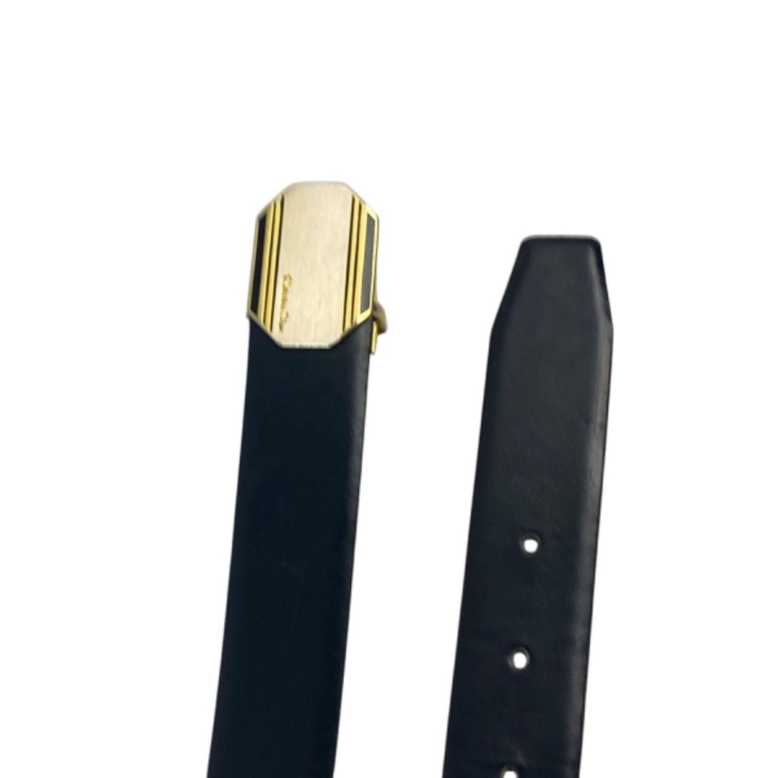 Dior Christian Dior Vtg Reversible Belt Gold Silver Buckle Sz 34 Size 34 - 4 Thumbnail
