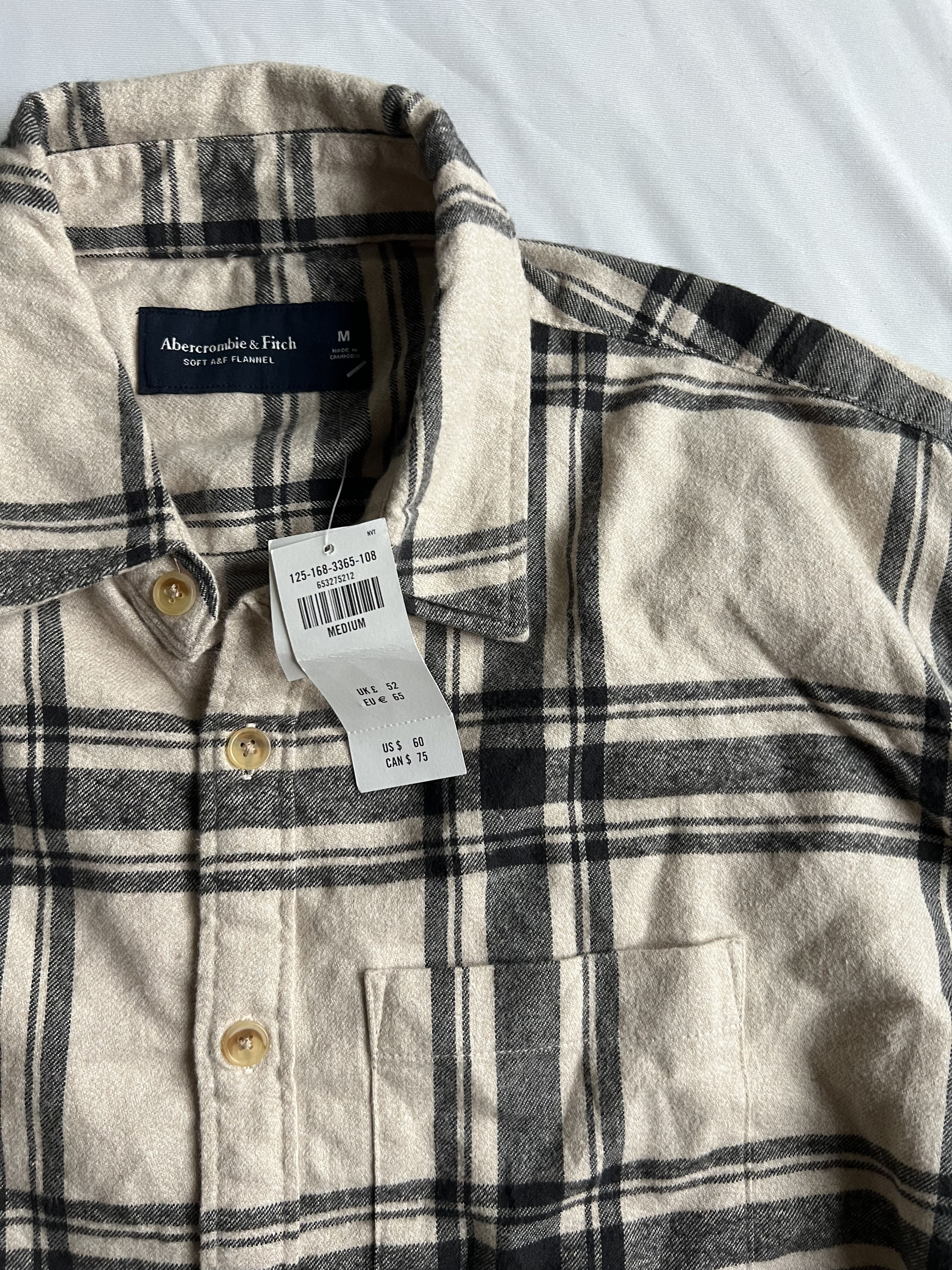 Abercrombie & Fitch Abercrombie & Fitch Flannel Button Up Shirt medium $75 Size US M / EU 48-50 / 2 - 1 Thumbnail