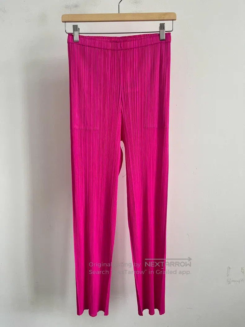 Issey Miyake Issey Miyake Pink Pants Size 26" / US 2 / IT 38 - 1 Thumbnail