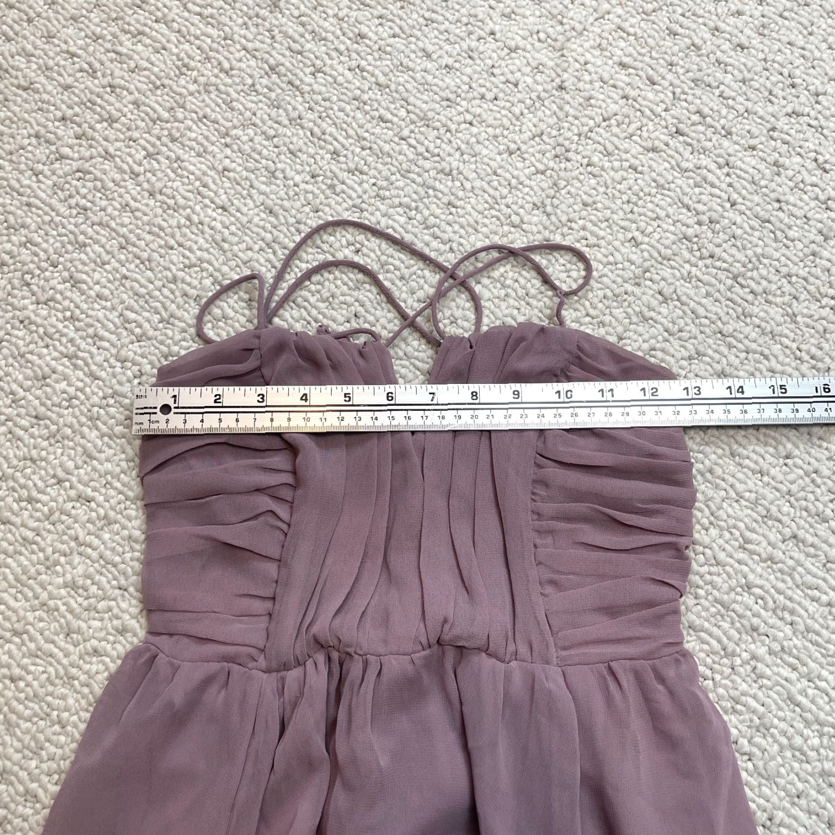 Vintage American Rag Cie Dress Womens Small Light Purple Sleeveless Gown Shift Stretch Midi Casual Party/Cocktail Size S / US 4 / IT 40 - 4 Thumbnail