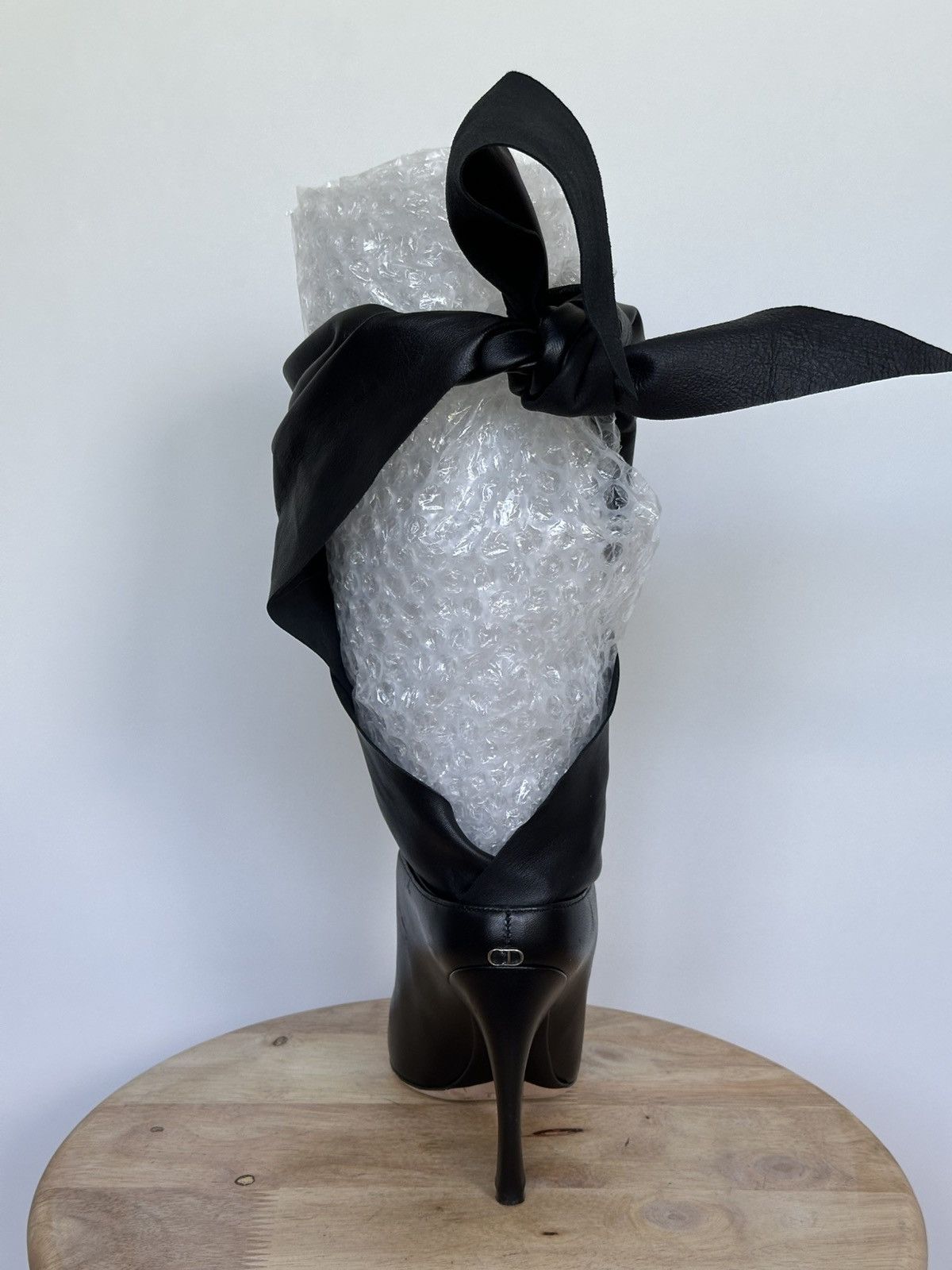 Designer × Dior Dior leather tied boots Rare Size US 5 / IT 35 - 3 Thumbnail
