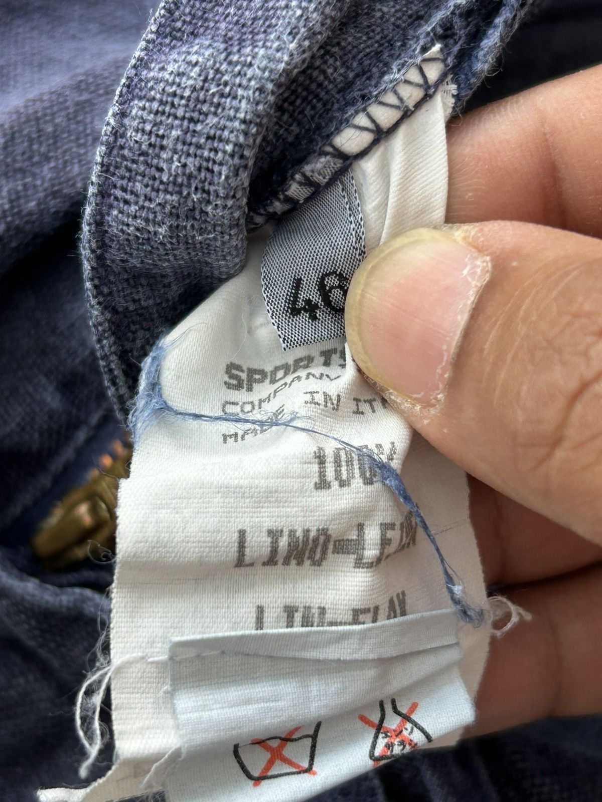 C.P. Company C.P. Company Vintage Linen Blue Shorts Size US 32 / EU 48 - 11 Thumbnail