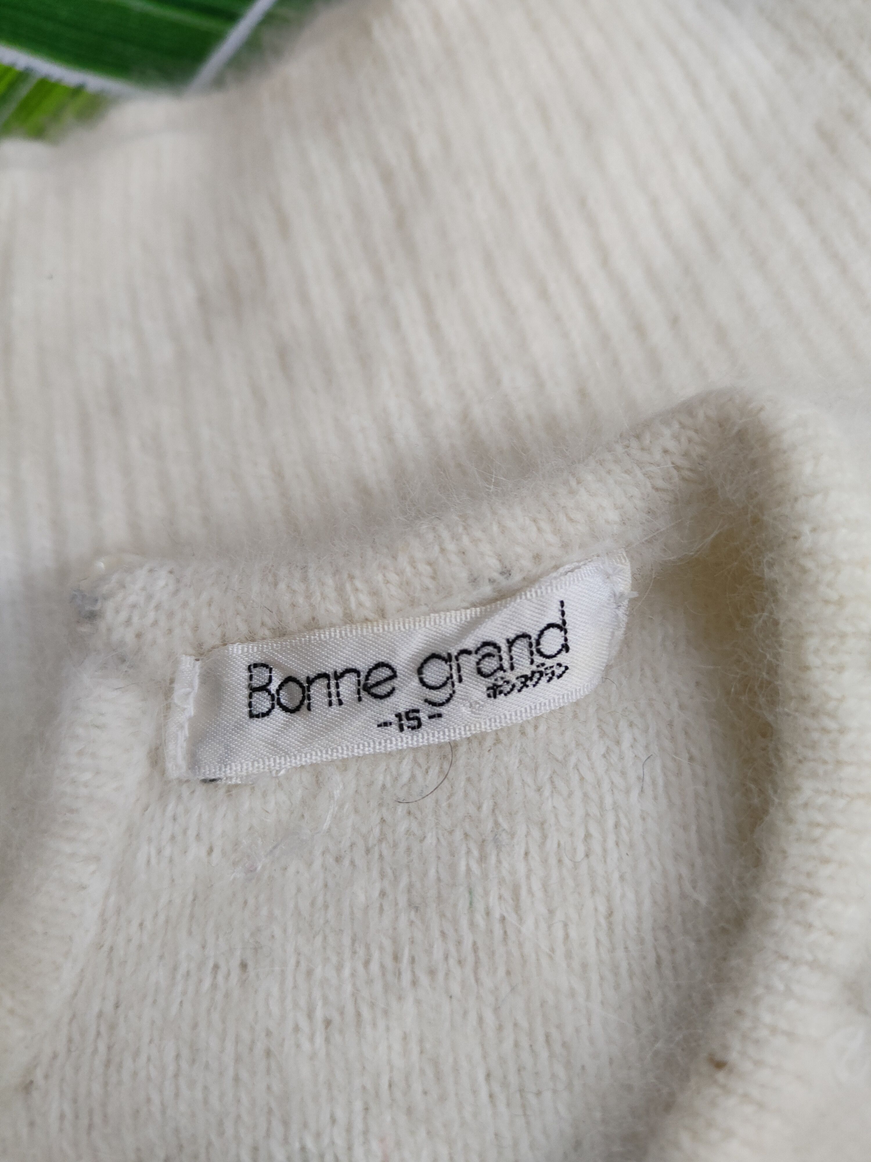 Homespun Knitwear Bonne Grand Cream Shag Shaggy Fur Mohair Knitwear #S2066 Size M / US 6-8 / IT 42-44 - 13 Thumbnail