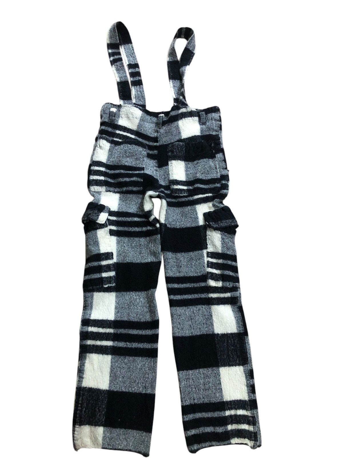 Kyoichi Fujita Wool Suspender Cargo Pants