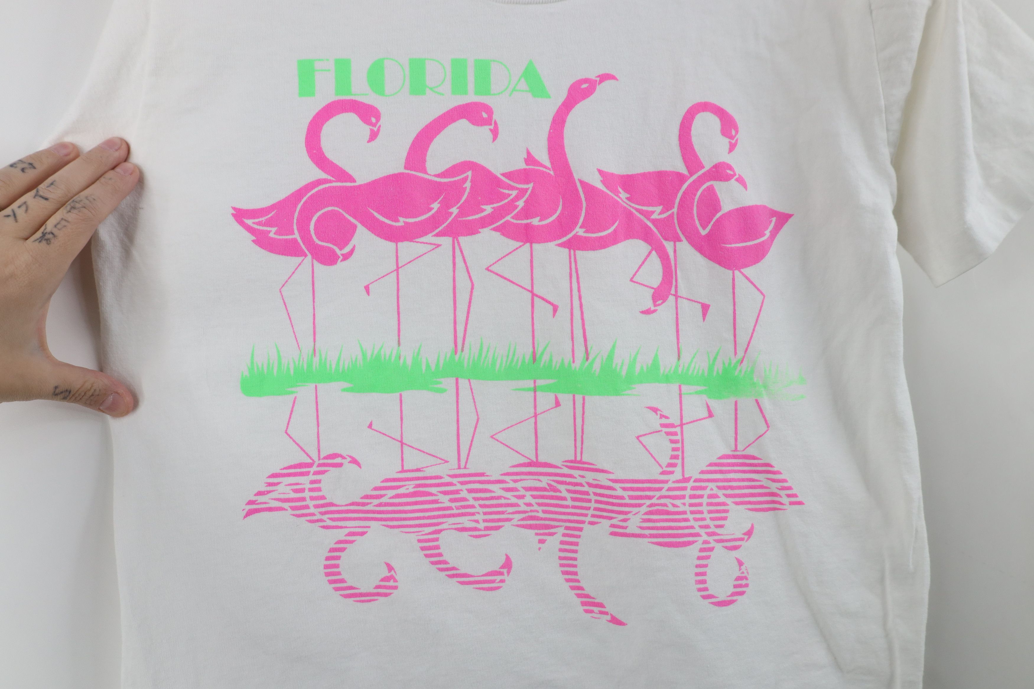 Vintage Vintage 80s 90s Streetwear Short Sleeve T-Shirt USA Size M / US 6-8 / IT 42-44 - 4 Thumbnail