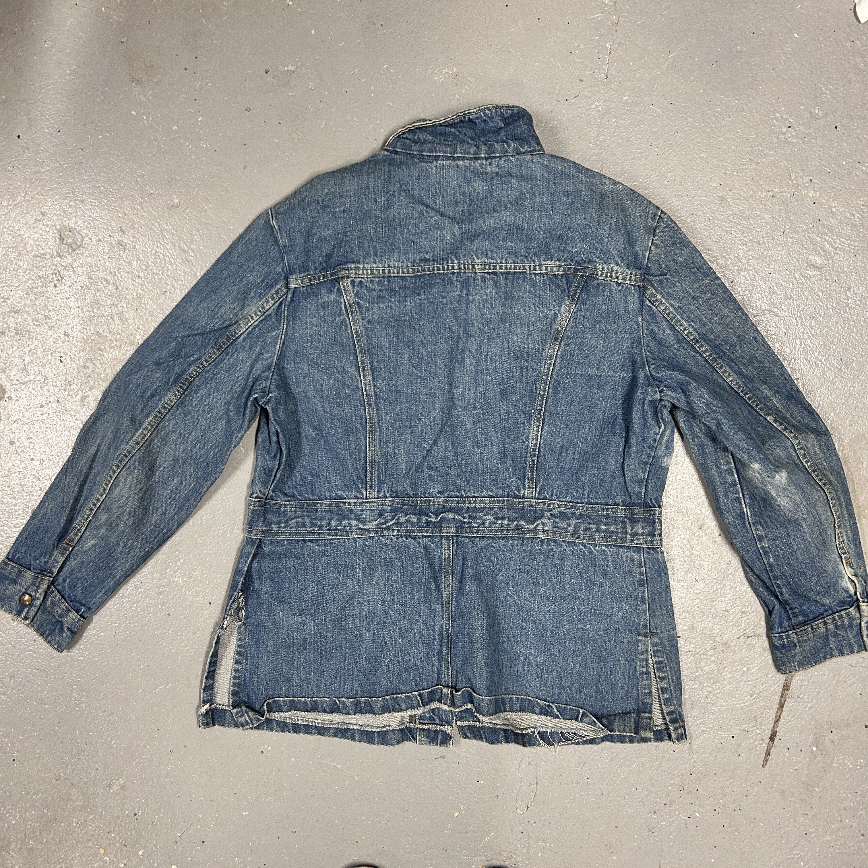 Lee Vintage 1970s Lee Denim Safari Chore Jacket Made in USA Size US XL / EU 56 / 4 - 2 Thumbnail