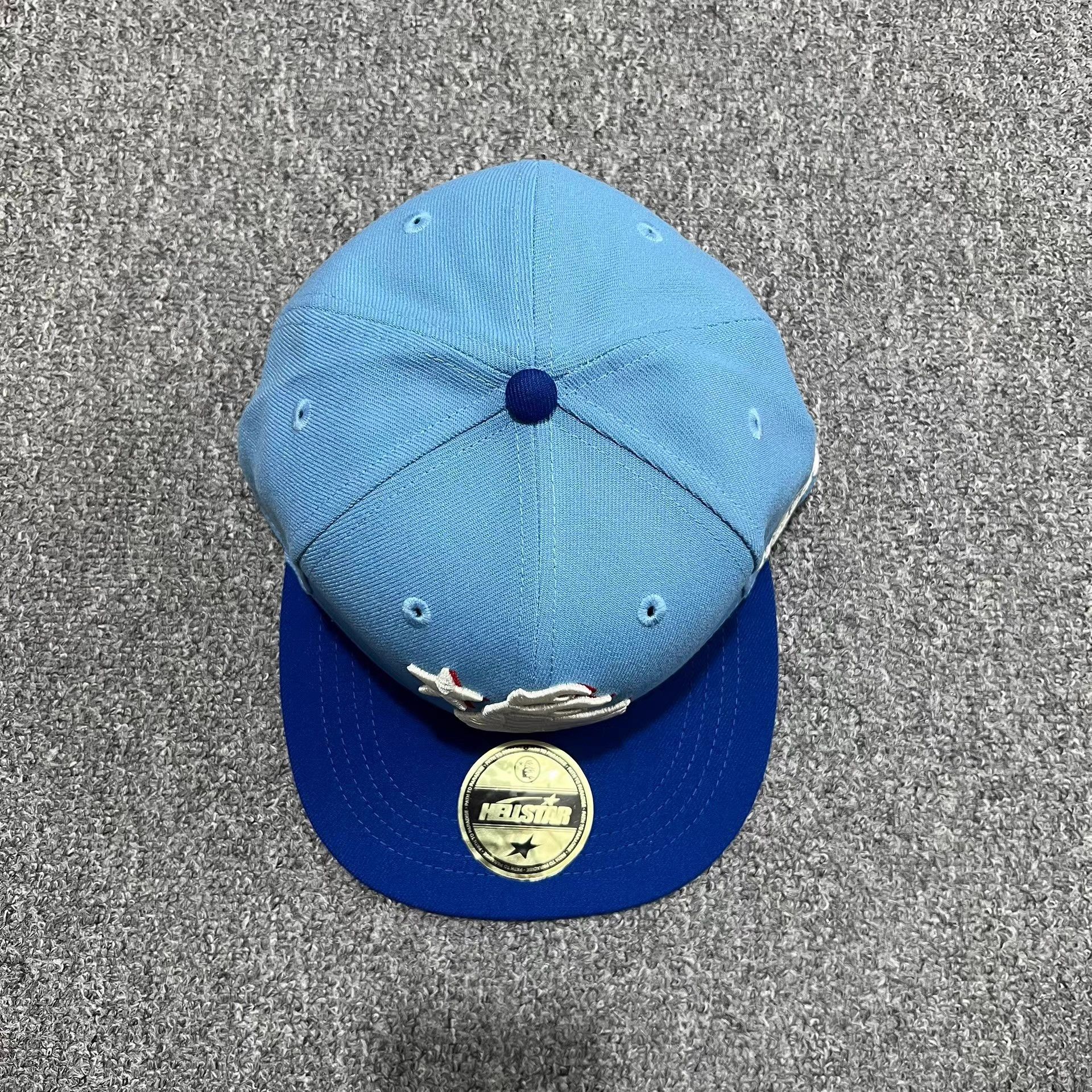 HELLSTAR Hellstar embroidered flat brim baseball cap sun hat Q7 Size ONE SIZE - 7 Thumbnail